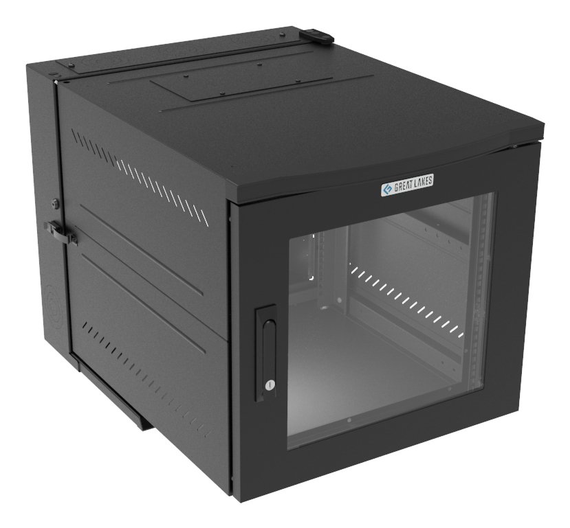 Vertiv Corp WDX 11U Wall mounted rack Black GL24WDXPBSH00