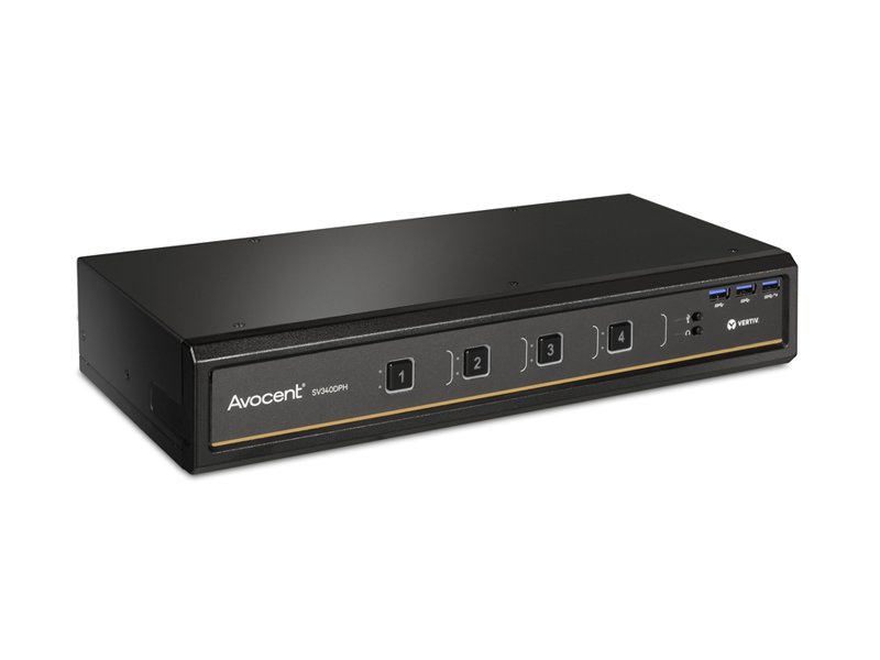 Vertiv Corp Avocent SV340DPH KVM switch Black SV340DPH400