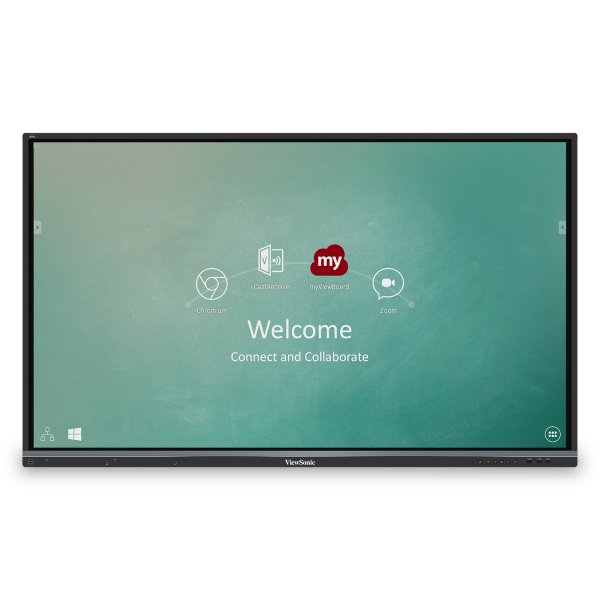 VIEWSONIC IFP IFP7550-E1 interactive whiteboard 190.5 cm (75") 3840 x 2160 pixels Touchscreen Black