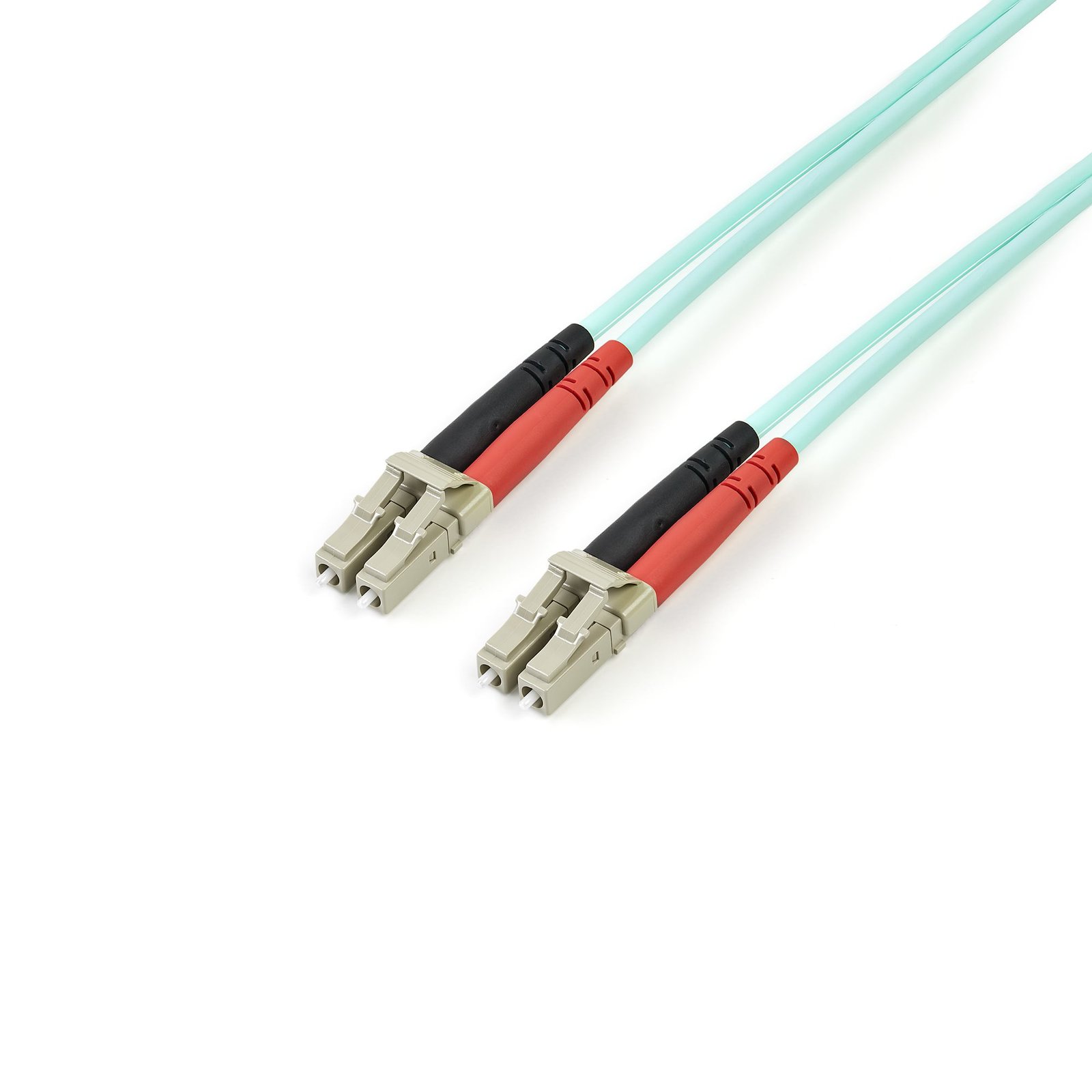 StarTech.com 3m (10ft) LC/UPC to OM4 Multimode Fiber Optic Cable, 50/125µm LOMMF/VCSEL Zipcord 450FBLCLC3