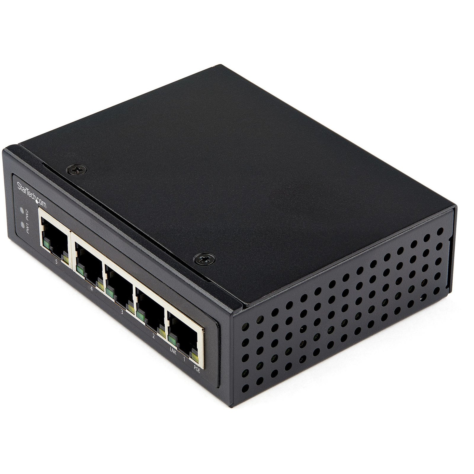 StarTech.com Industrial 5 Port Gigabit PoE Switch - 30W - Power Over Ethernet - Hardened GbE IESC1G50UP