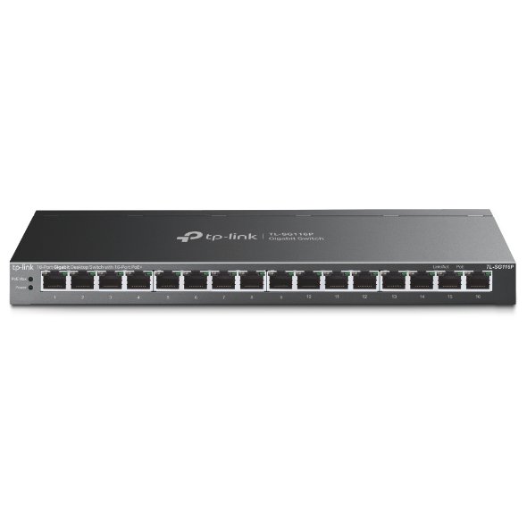 TP-Link 16-Port Gigabit Desktop Switch with PoE+ TLSG116P
