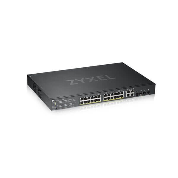 ZyXEL Communications GS1920-24HPv2 Managed Gigabit Ethernet (10/100/1000) Power over (PoE) Black GS192024HPV2