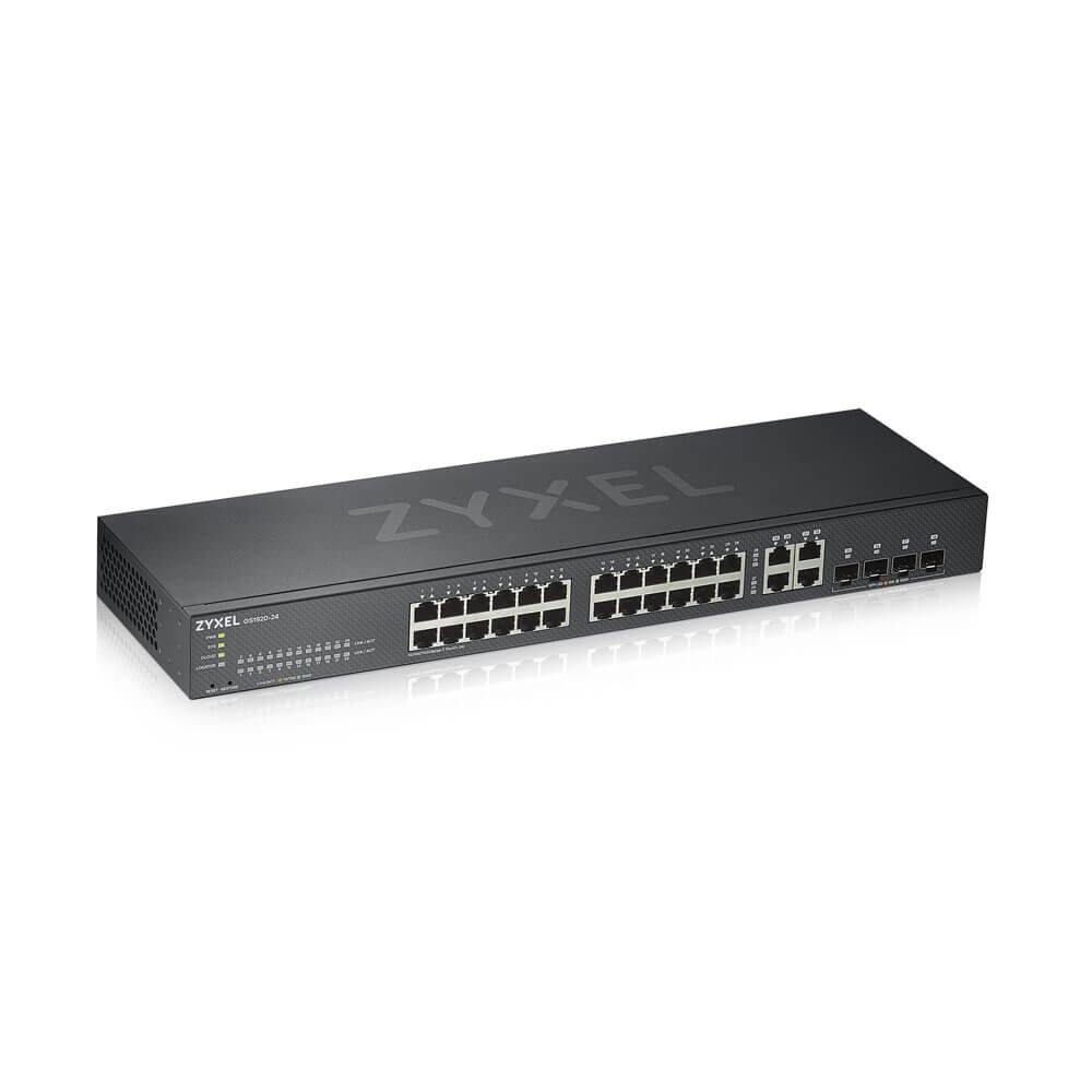 Zyxel GS1920-24V2 network switch Managed Gigabit Ethernet (10/100/1000) Black