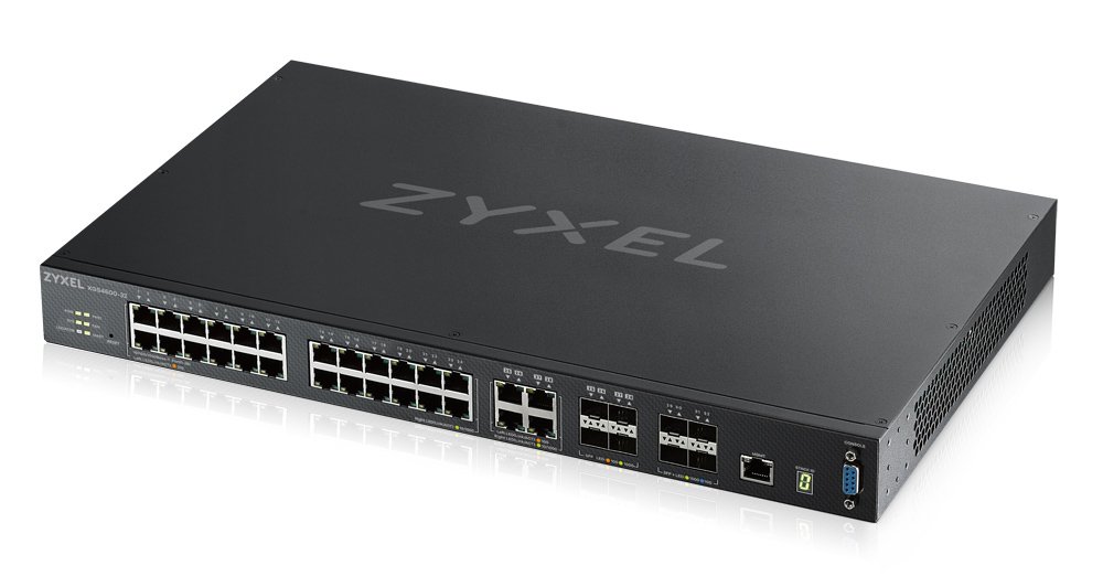 ZyXEL Communications XGS4600-32 Managed L3 Gigabit Ethernet (10/100/1000) Black XGS460032