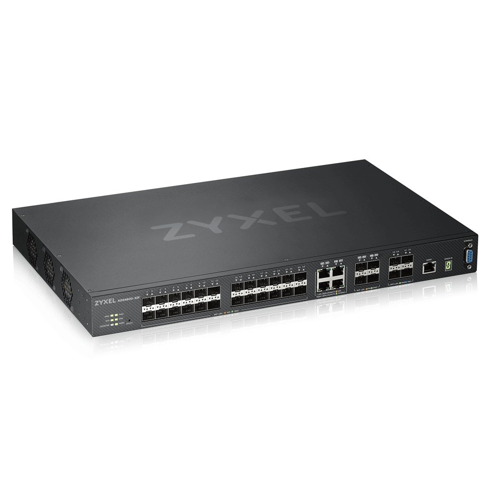 ZyXEL Communications XGS4600-32F network switch Managed L3 1U Black XGS460032F