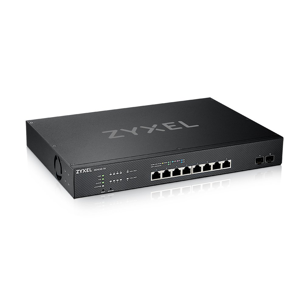 ZyXEL Communications XS1930-10 network switch Managed L3 10G Ethernet (100/1000/10000) Black XS193010