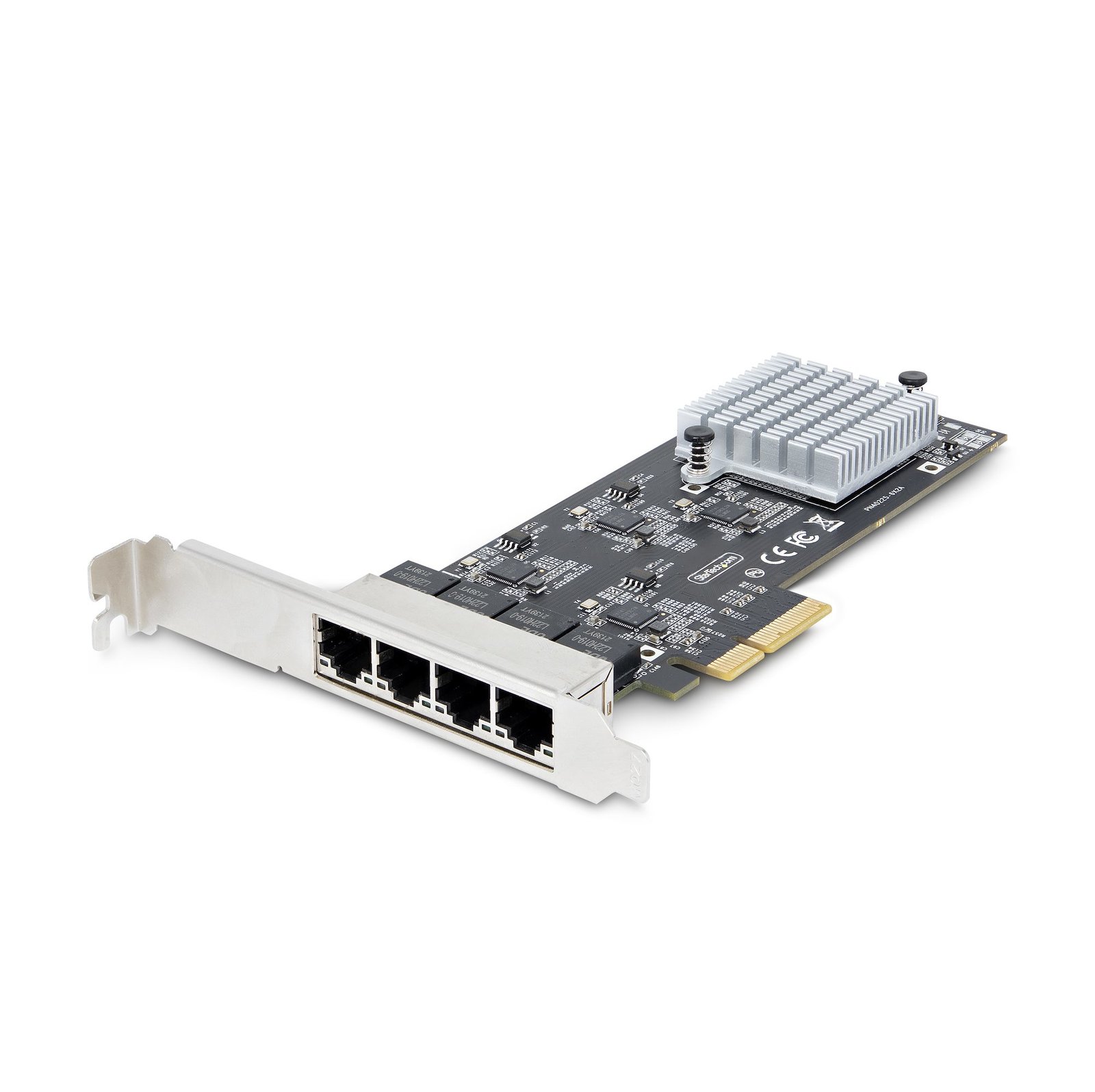 StarTech.com 4-Port 2.5Gbps NBASE-T PCIe Network Card, Intel I225-V, Quad-Port Computer PR42GI-NETWORK-CARD