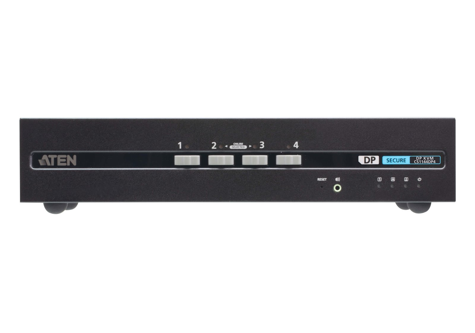 ATEN TECHNOLOGY - ETAIL 4-Port USB DisplayPort Dual Display Secure KVM Switch (PSD PP v4.0 CS1144DP4