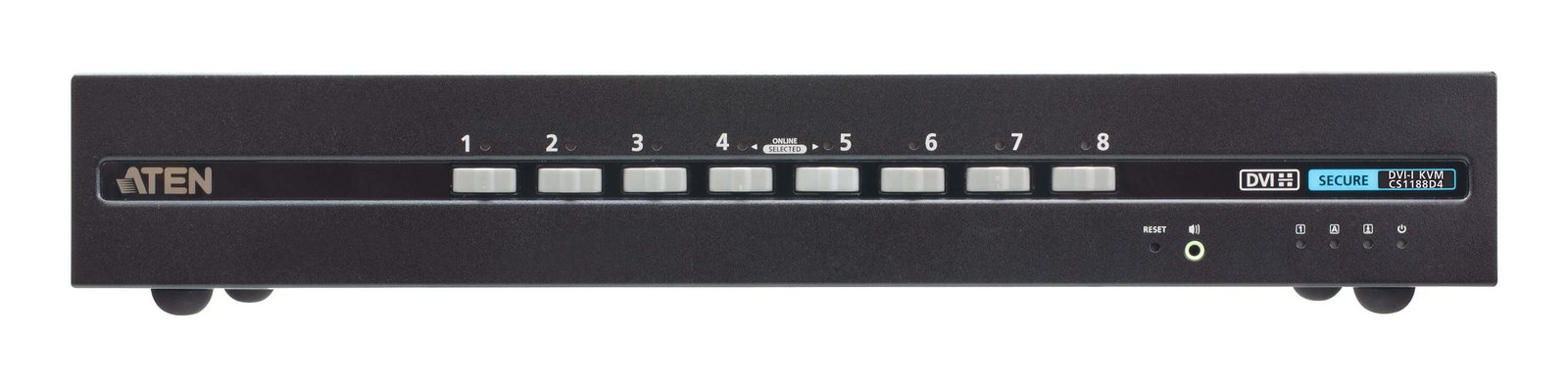 ATEN TECHNOLOGIES CS1188D4 KVM switch Rack mounting Black