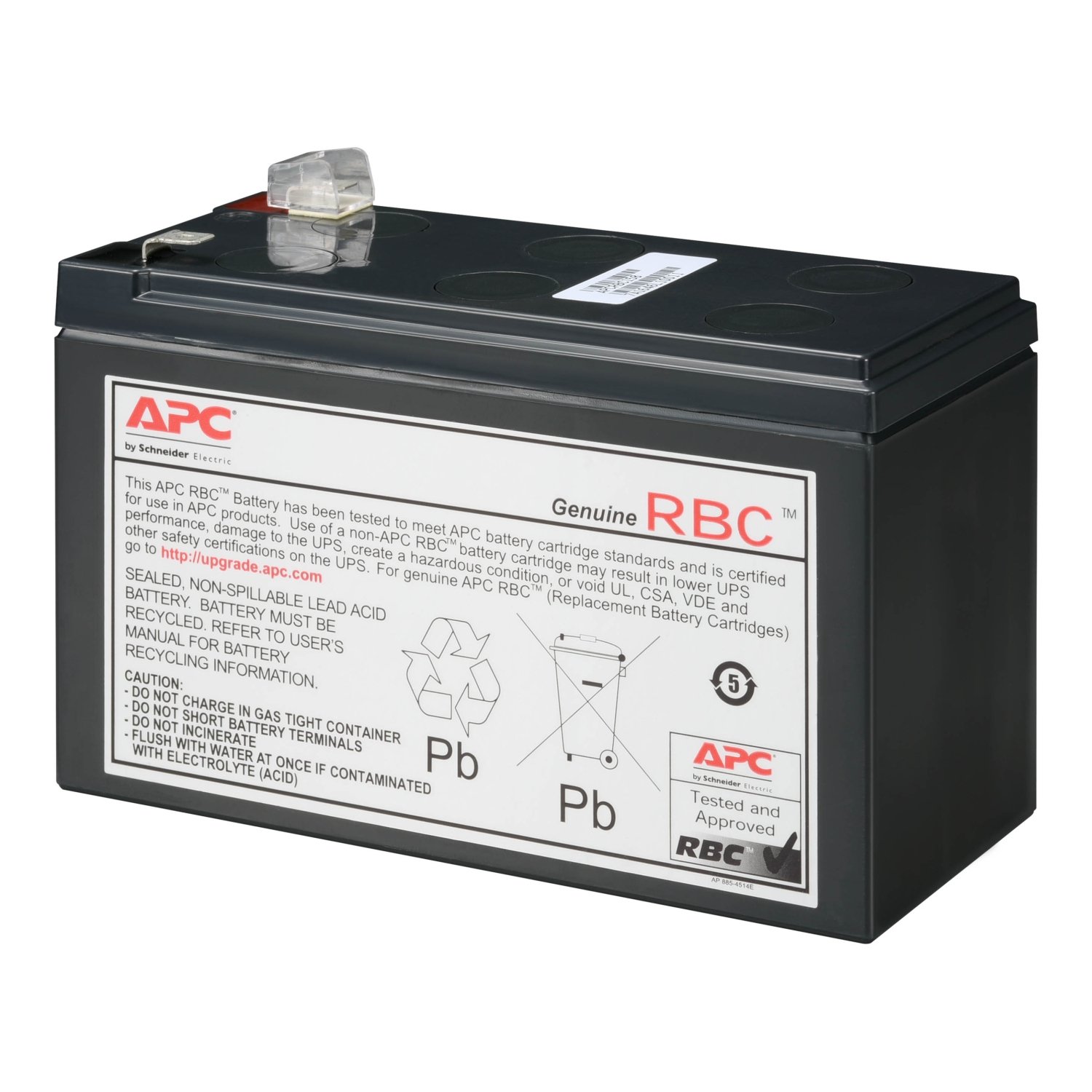 APC by Schneider Electric APC SCHNEIDER ELECTRIC IT USA Battery Replacement Cartridge APCRBC158 (OEM)