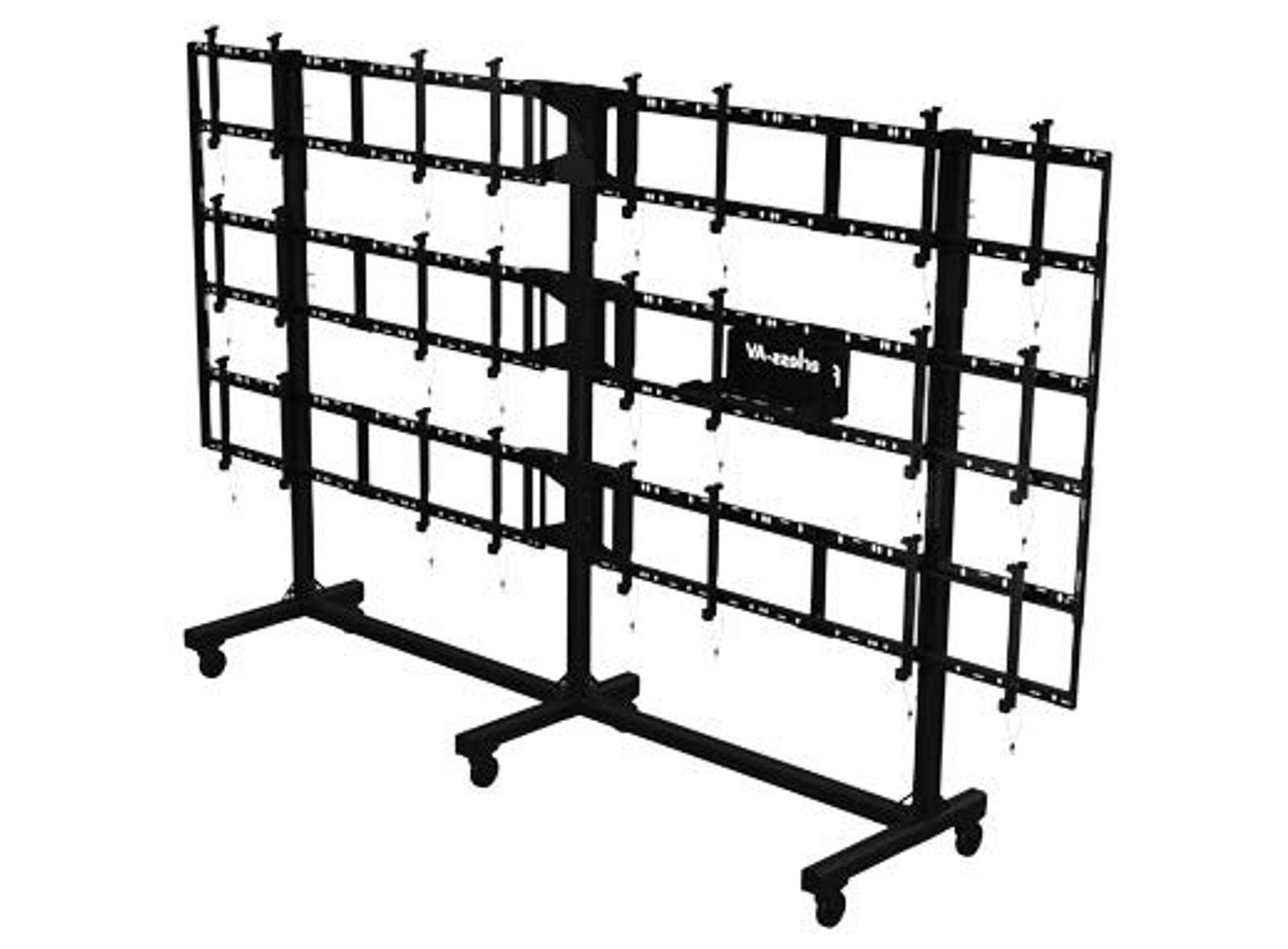 Peerless-AV PEERLESS -AV DS-C555-4X3 multimedia cart/stand Black Flat panel