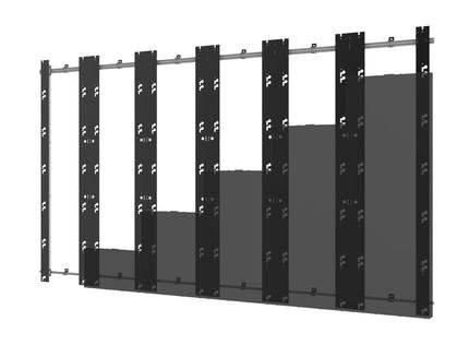 Peerless-AV PEERLESS -AV SEAMLESS Kitted Black, Silver DS-LEDUPS-6X6