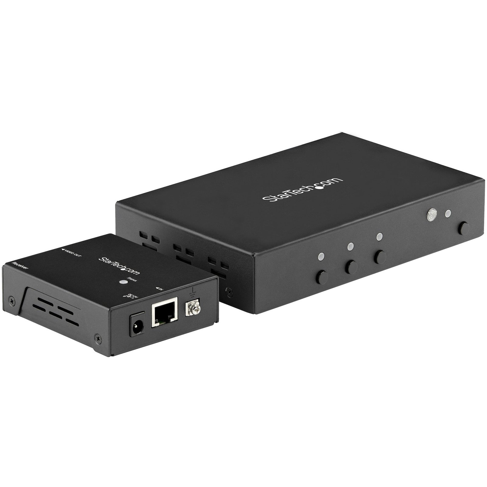 StarTech.com HDMI Extender over CAT6 with 3 Port Video Switch, 4K 30Hz/115ft, HDBaseT Kit, IR VS321HDBTK