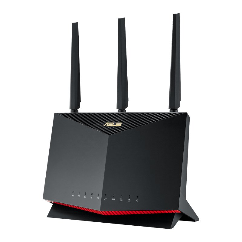 ASUS - COMPONENTS RT-AX86U Pro wireless router Gigabit Ethernet Dual-band (2.4 GHz / 5 Black
