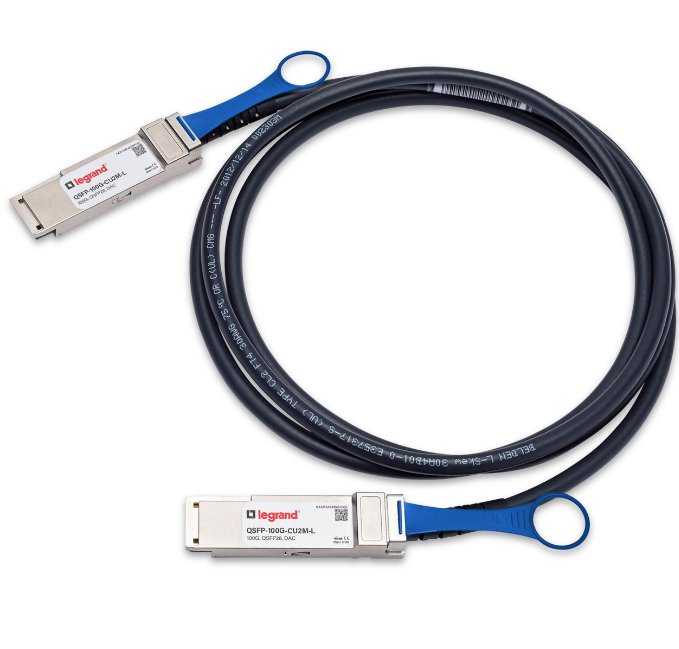 LEGRAND - OPTICS QSFP-100G-CU2M-L InfiniBand/fibre optic cable 2 m QSFP28 Black, Silver