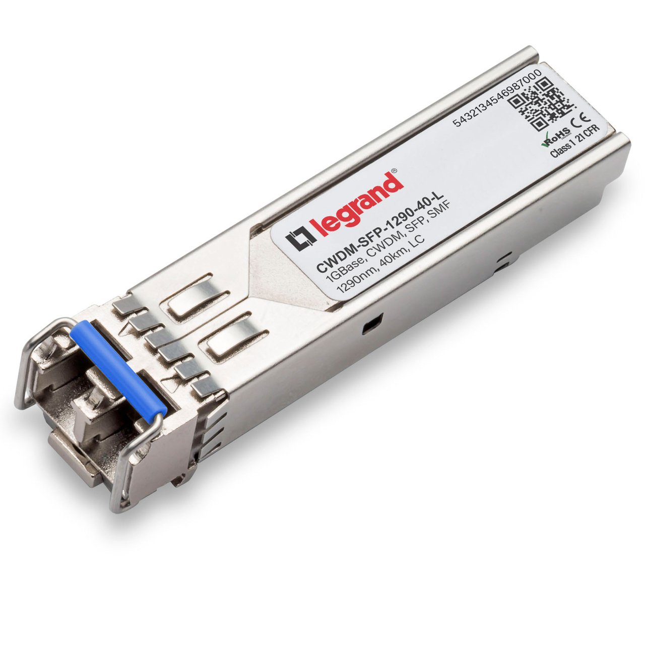 LEGRAND - OPTICS CWDM-SFP-1290-40-L network transceiver module Fiber optic 1250 Mbit/s 1290 nm