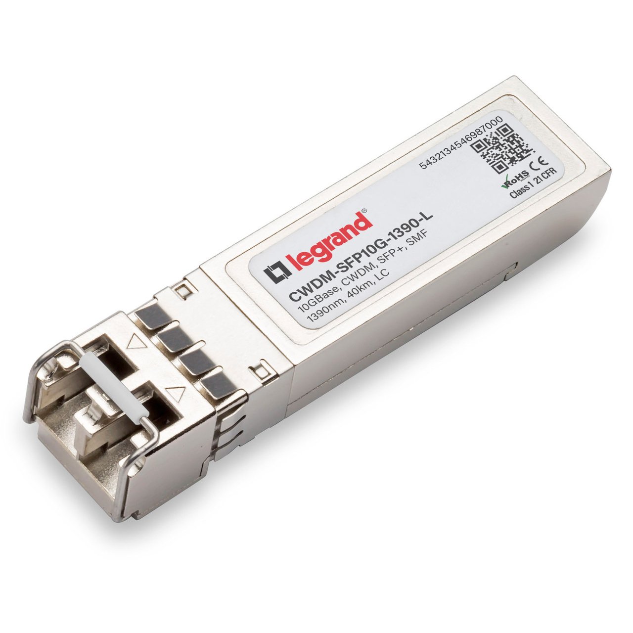 LEGRAND - OPTICS CWDM-SFP10G-1390-L network transceiver module Copper 10000 Mbit/s SFP+ 1390 nm