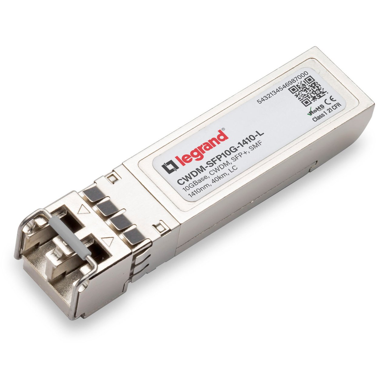 LEGRAND - OPTICS CWDM-SFP10G-1410-L network transceiver module Copper 10000 Mbit/s SFP+ 1410 nm