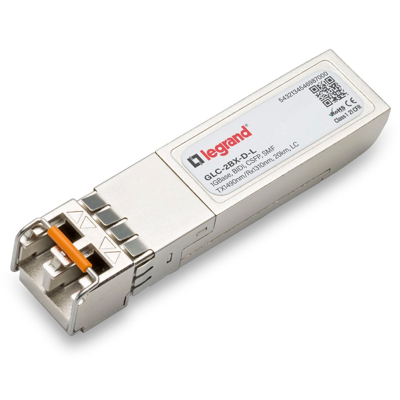 LEGRAND - OPTICS GLC-2BX-D-L network transceiver module Fiber optic 1000 Mbit/s cSFP 1310 nm