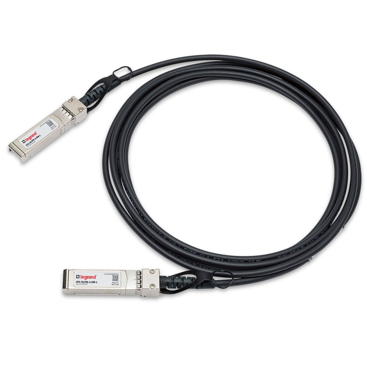 LEGRAND - OPTICS 470-ACFB-2.5M-L InfiniBand/fibre optic cable SFP28 Black