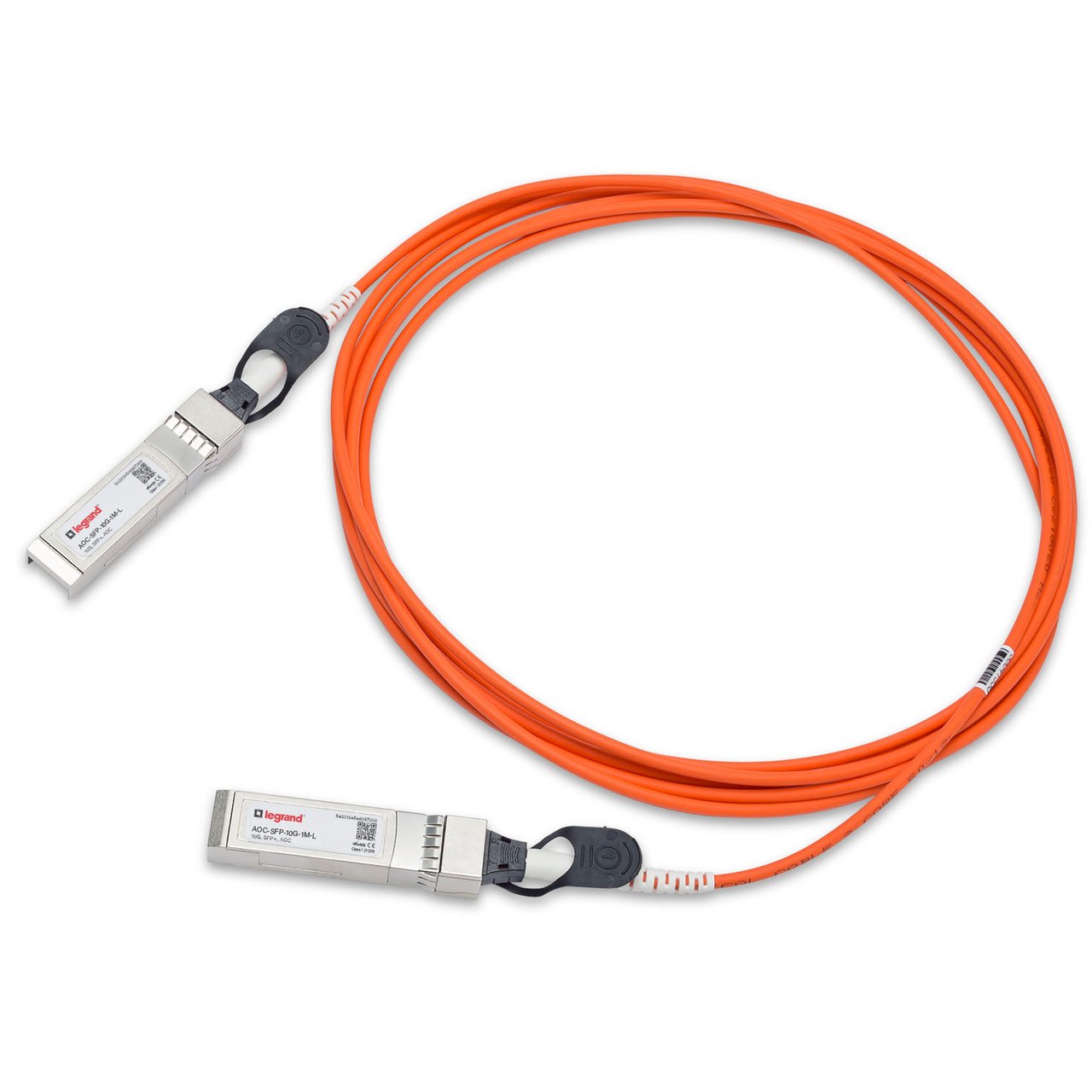 LEGRAND - OPTICS AOC-SFP-10G-1M-L InfiniBand/fibre optic cable SFP+ Orange, Silver