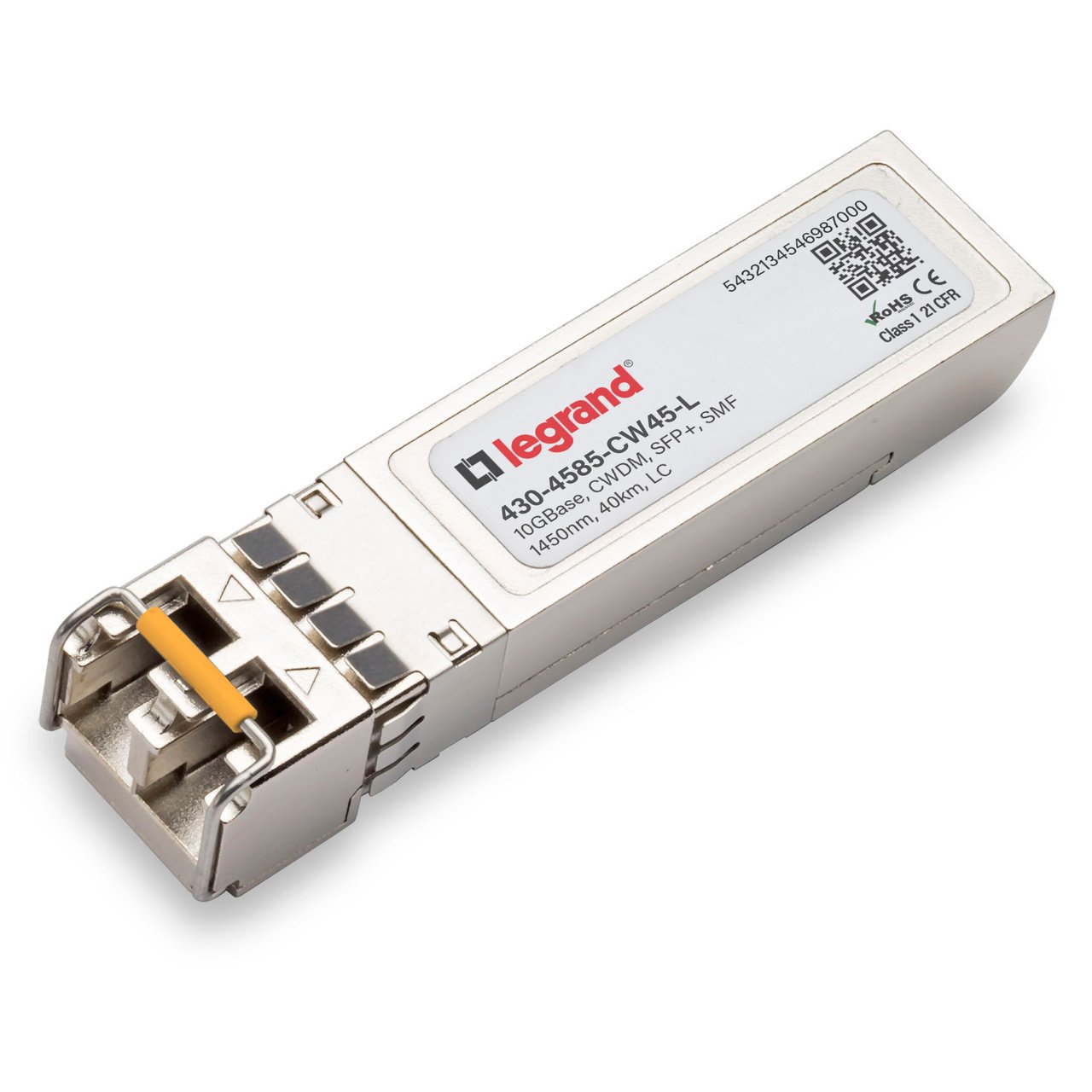 LEGRAND - OPTICS 430-4585-CW45-L network transceiver module Fiber optic 10000 Mbit/s SFP+ 1450 nm