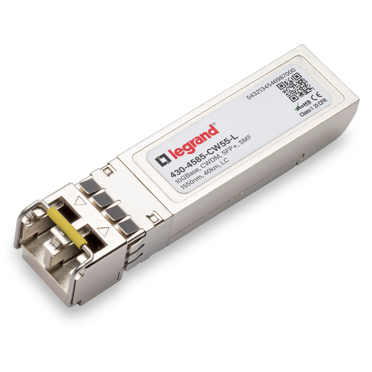 LEGRAND - OPTICS 430-4585-CW55-L network transceiver module Fiber optic 10000 Mbit/s SFP+ 1550 nm