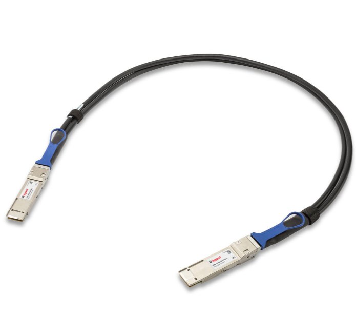 LEGRAND - OPTICS QDD-400G-DAC-2M-L InfiniBand/fibre optic cable QSFP-DD Black, Silver