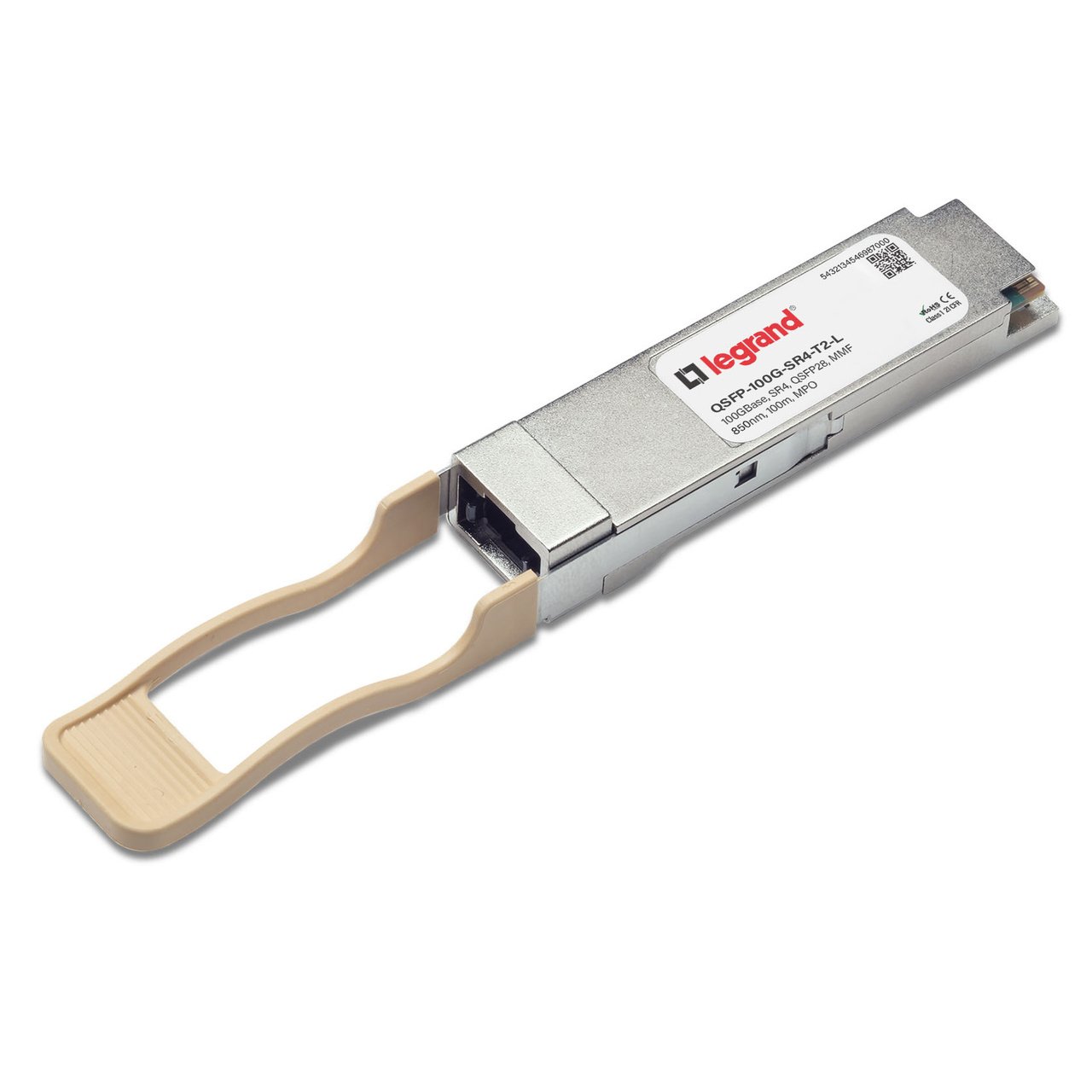 LEGRAND - OPTICS QSFP-100G-SR4-T2-L network transceiver module Fiber optic 100000 Mbit/s QSFP28 850