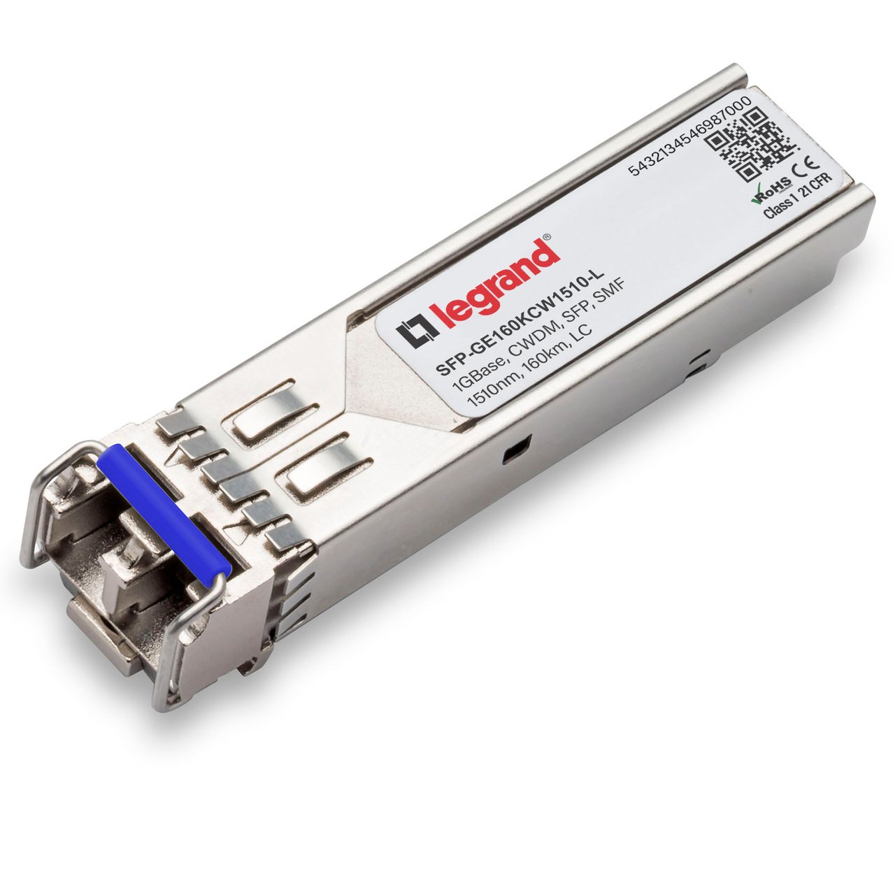 LEGRAND - OPTICS SFP-GE160KCW1510-L network transceiver module Fiber optic 1000 Mbit/s 1510 nm