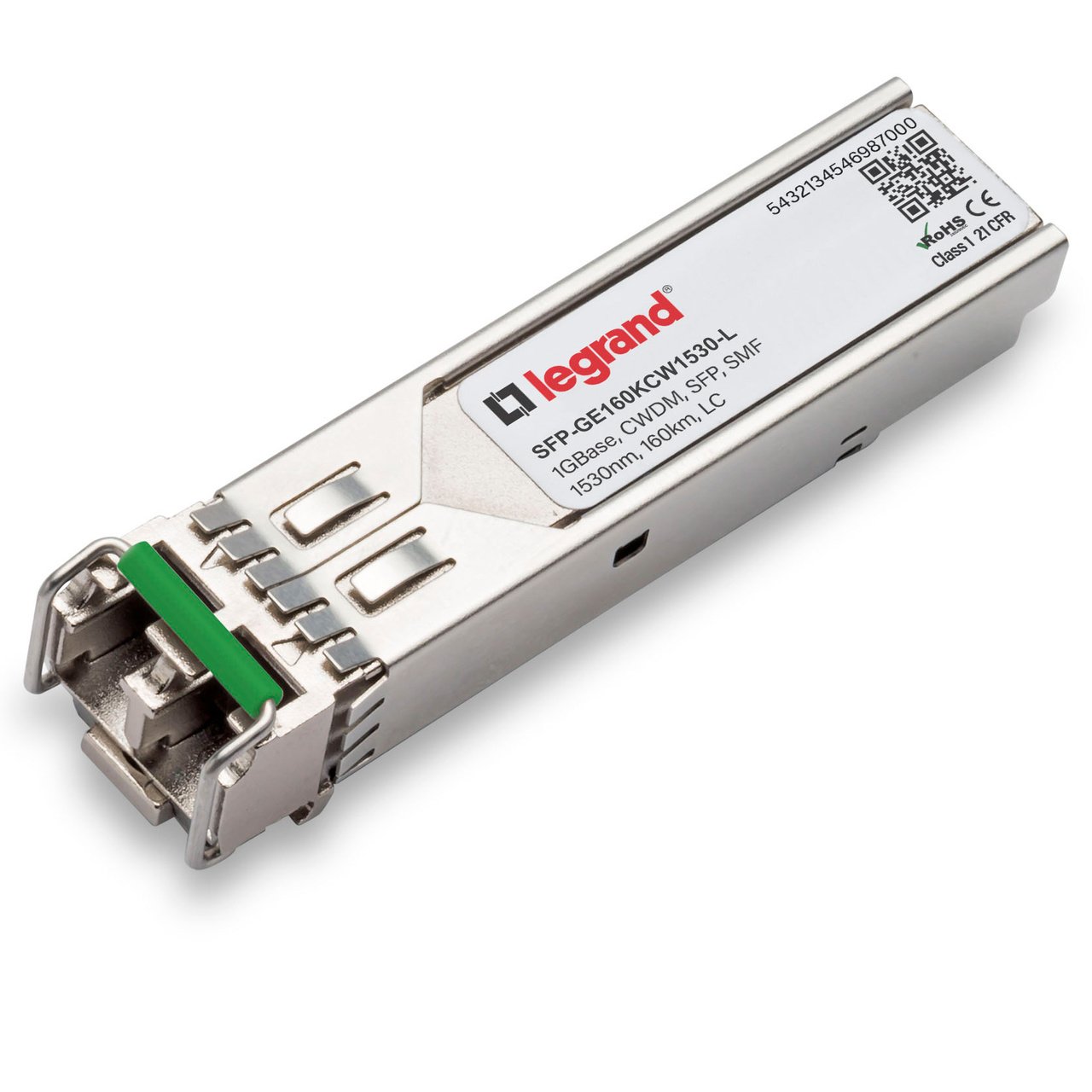 LEGRAND - OPTICS SFP-GE160KCW1530-L network transceiver module Fiber optic 1000 Mbit/s 1530 nm