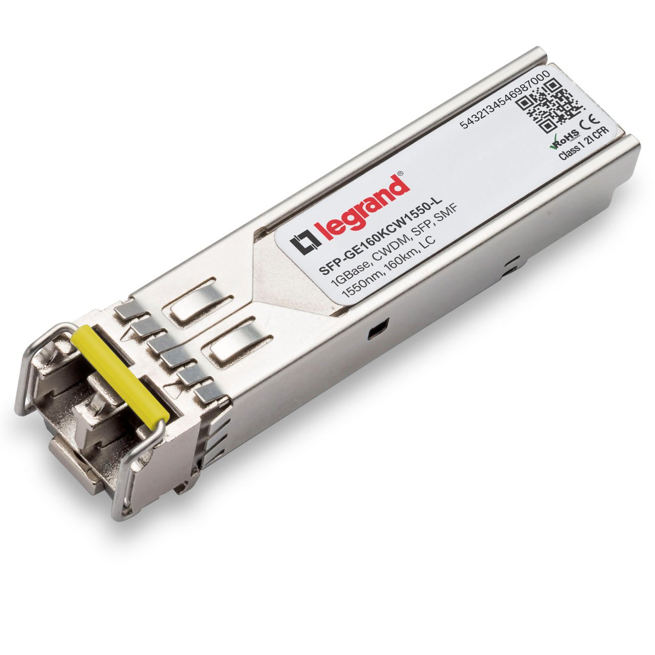 LEGRAND - OPTICS SFP-GE160KCW1550-L network transceiver module Fiber optic 1000 Mbit/s 1550 nm