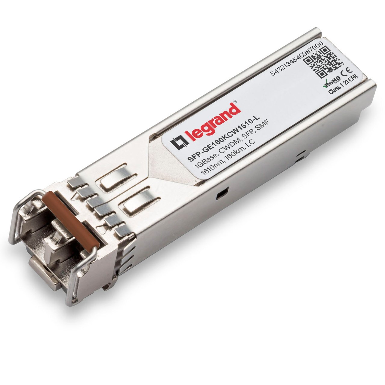 LEGRAND - OPTICS SFP-GE160KCW1610-L network transceiver module Fiber optic 1000 Mbit/s 1610 nm