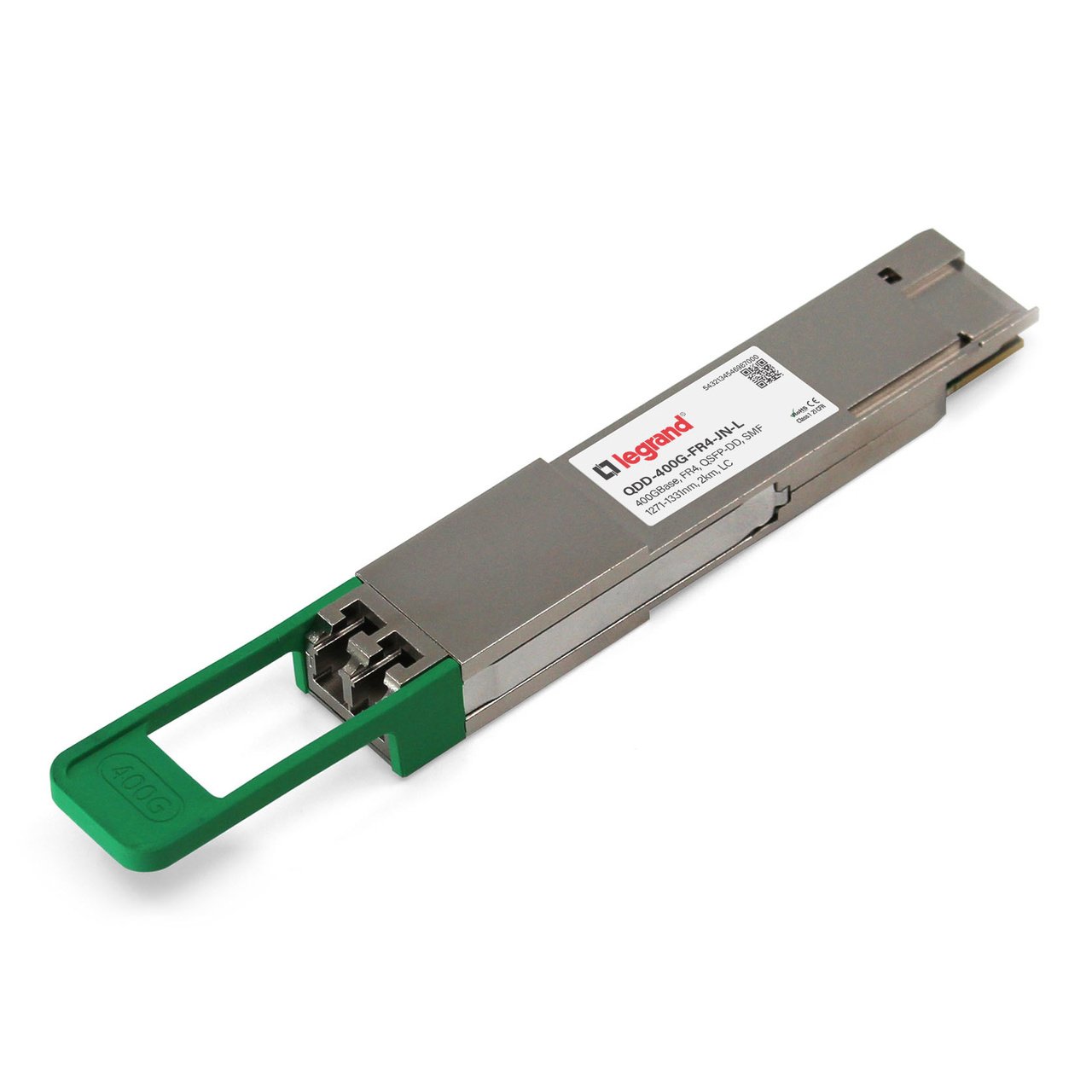 LEGRAND - OPTICS QDD-400G-FR4-JN-L network transceiver module Fiber optic 400000 Mbit/s QSFP-DD