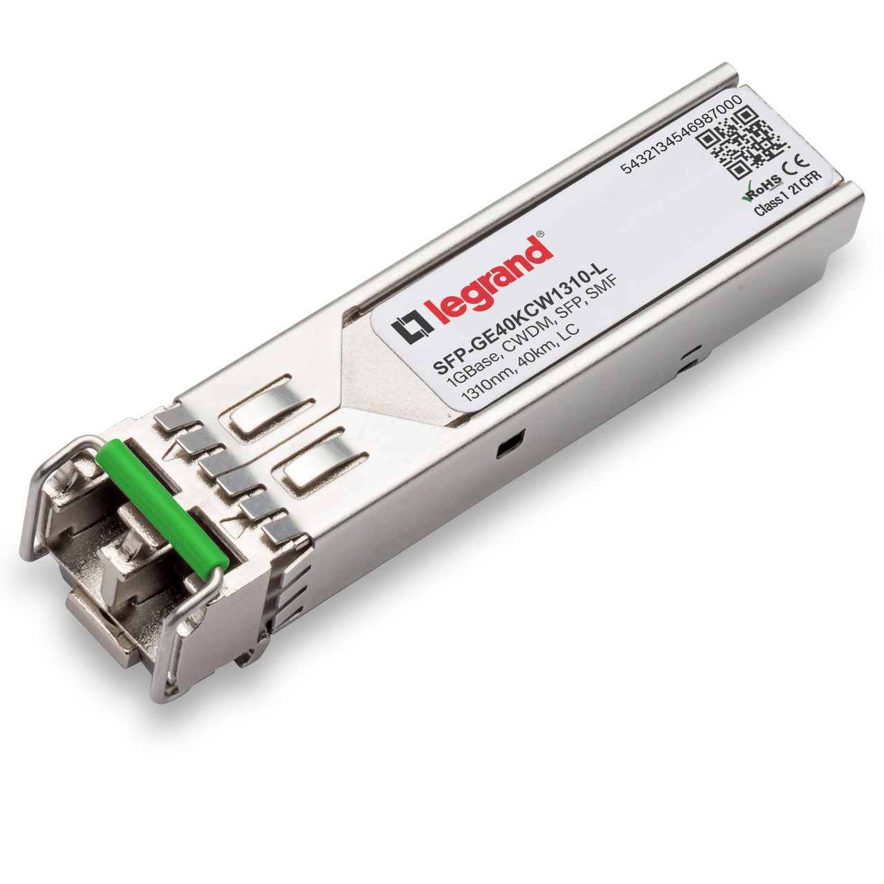 LEGRAND - OPTICS SFP-GE40KCW1310-L network transceiver module Fiber optic 1000 Mbit/s 1310 nm