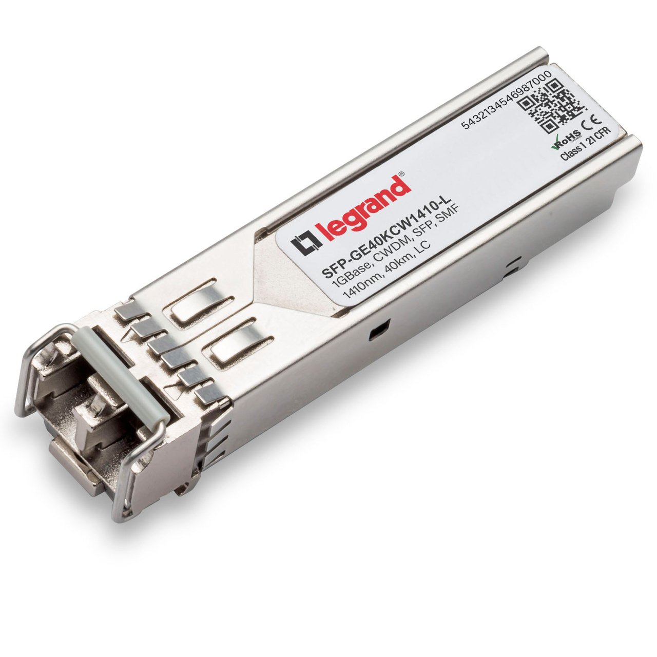LEGRAND - OPTICS SFP-GE40KCW1410-L network transceiver module Fiber optic 1000 Mbit/s 1410 nm