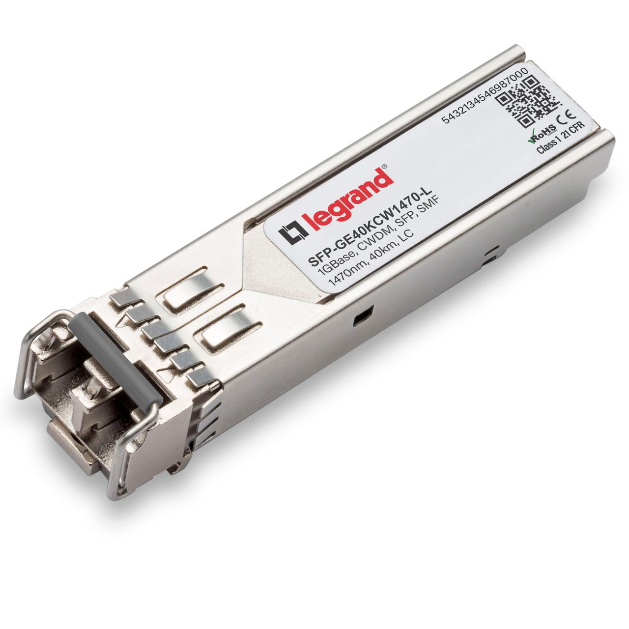 LEGRAND - OPTICS SFP-GE40KCW1470-L network transceiver module Fiber optic 1000 Mbit/s 1470 nm