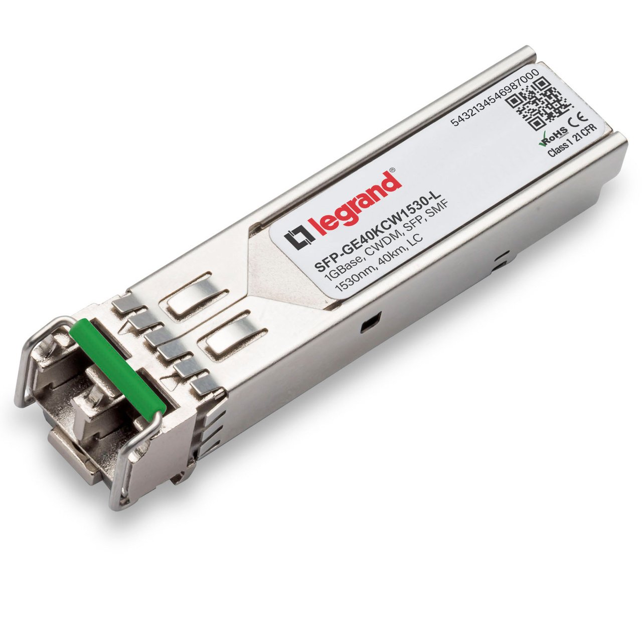 LEGRAND - OPTICS SFP-GE40KCW1530-L network transceiver module Fiber optic 1000 Mbit/s 1530 nm