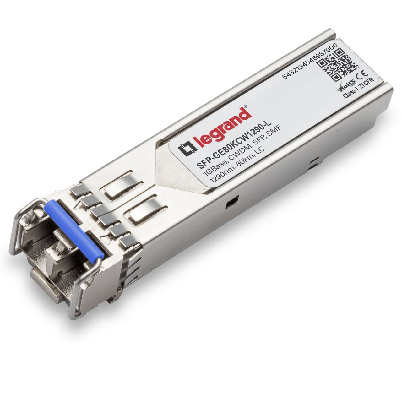 LEGRAND - OPTICS SMF 1290NM 80KM LC network transceiver module Fiber optic 1000 Mbit/s SFP SFP-GE80KCW1290-L