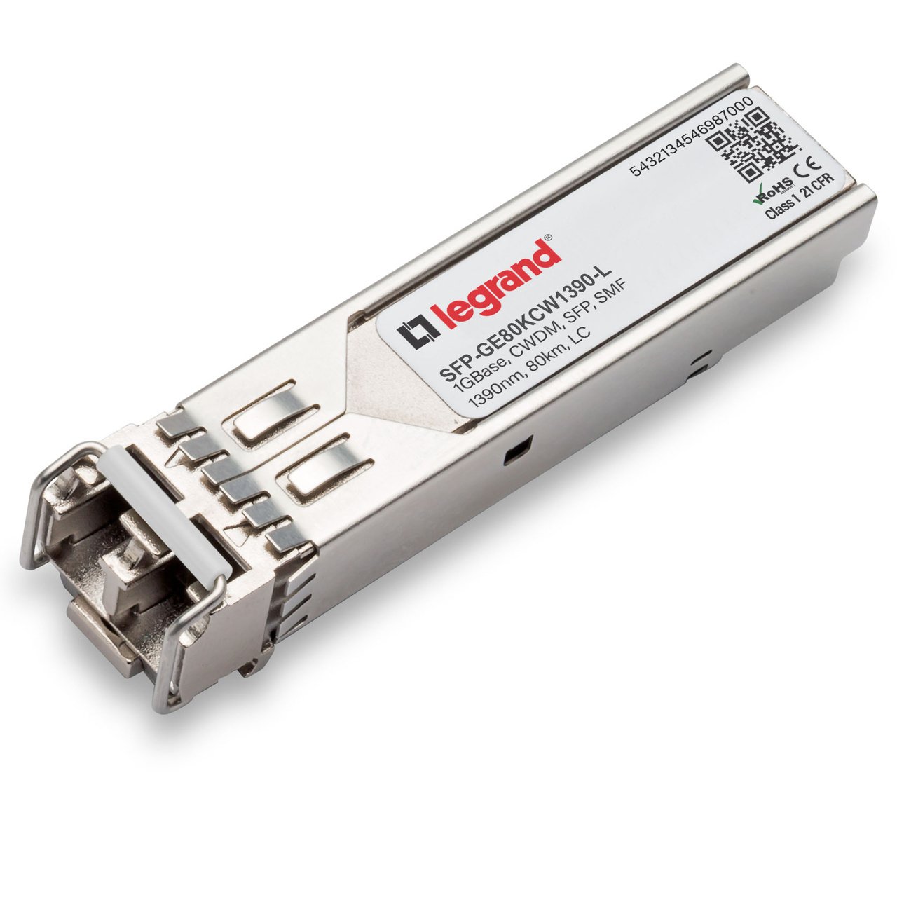 LEGRAND - OPTICS SMF 1390NM 80KM LC network transceiver module Fiber optic 1000 Mbit/s SFP SFP-GE80KCW1390-L