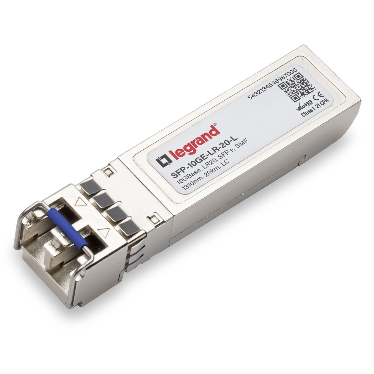 LEGRAND - OPTICS SFP-10GE-LR-20-L network transceiver module Fiber optic 10000 Mbit/s SFP+ 1310 nm