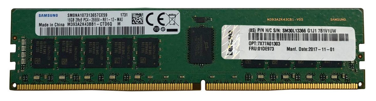 LENOVO OPTIONS 4X77A85855 memory module 16 GB 1 x DDR4 288-pin DIMM