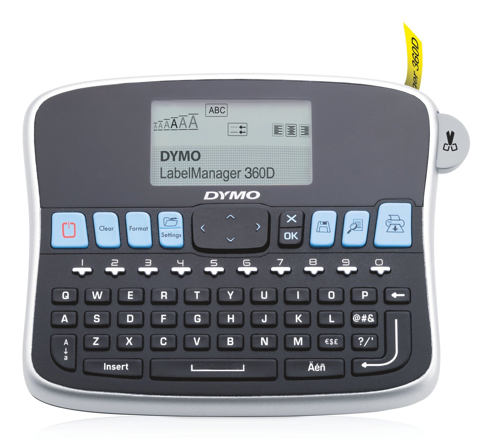 DYMO LabelManager 360D label printer Thermal transfer 180 x DPI 12 mm/sec D1 QWERTY 1754488