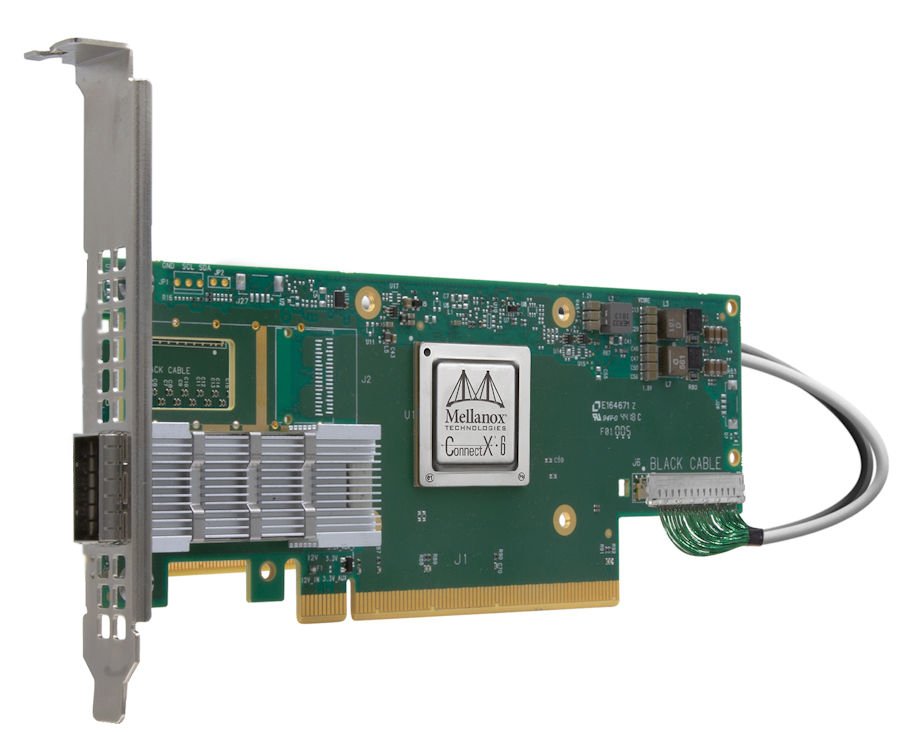 LENOVO DCG CUSTOM (SIDA) ThinkSystem Mellanox ConnectX-6 HDR/200GbE QSFP56 1-port PCIe 4 VPI 4C57A15326