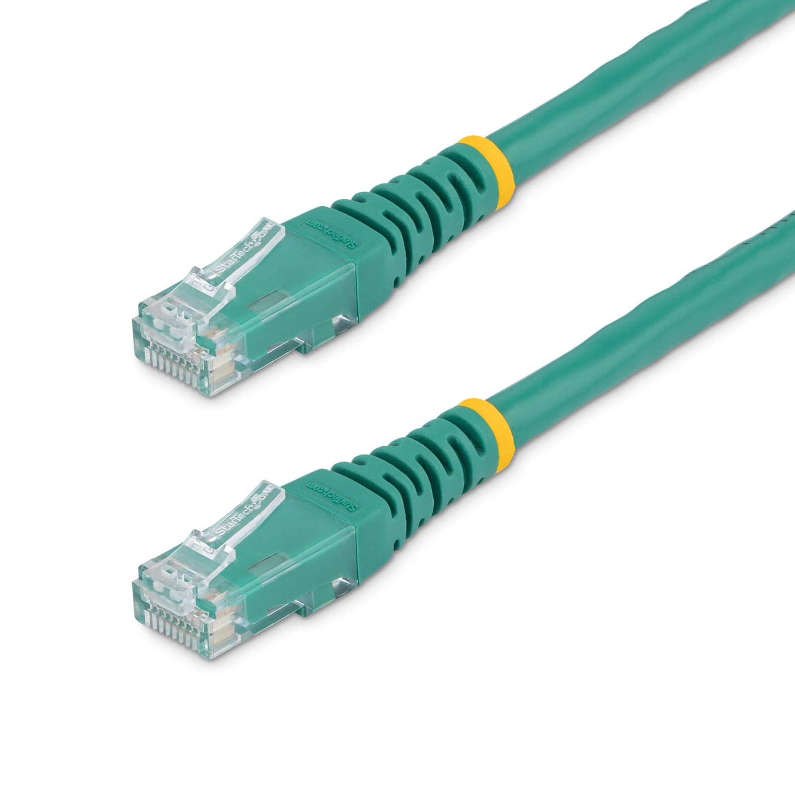 StarTech.com 20ft CAT6 Ethernet Cable - Green CAT 6 Gigabit Wire -250MHz 100W PoE RJ45 UTP Molded