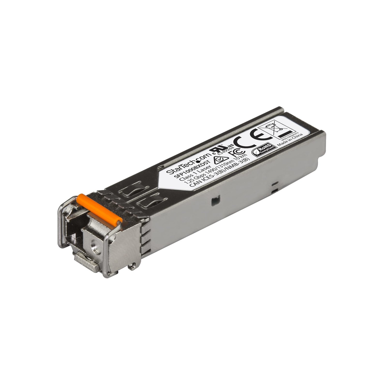 StarTech.com MSA Uncoded SFP Transceiver Module - 1000BASE-BX - 1 GbE Gigabit Ethernet BiDi Fiber SFP1000BXDST