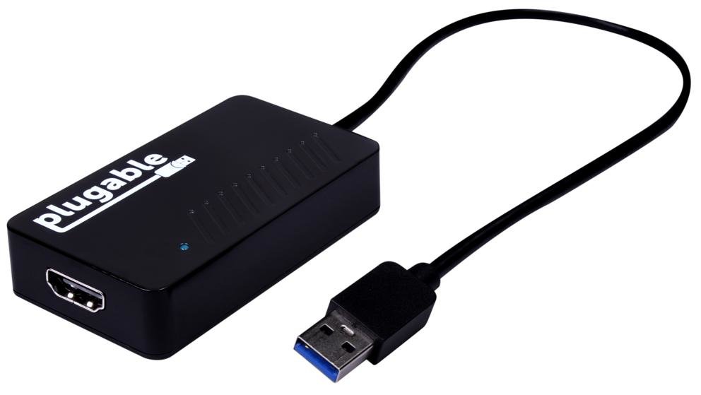 Plugable Technologies USB 3.0 to HDMI 4K DisplayLink Video Graphics Adapter for Multiple Monitors UGA-4KHDMI