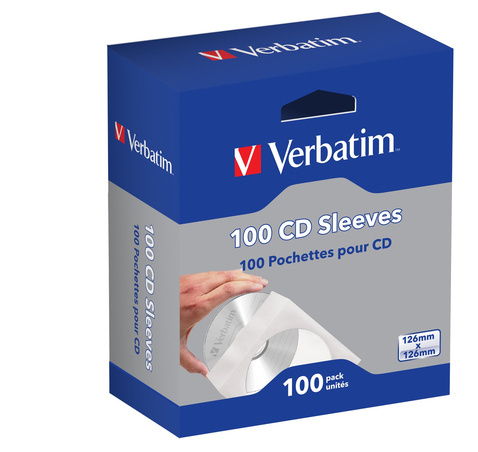 VERBATIM CORPORATION CD Sleeves (Paper) 100pk 49976