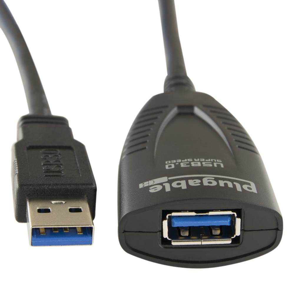 Plugable Technologies USB3-5M-D USB cable 3.2 Gen 1 (3.1 A Black